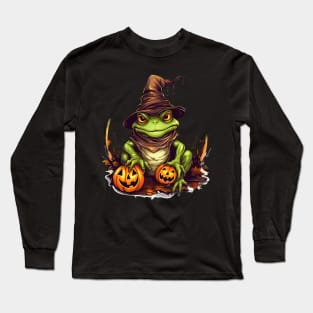 Frog Halloween Spooky Long Sleeve T-Shirt